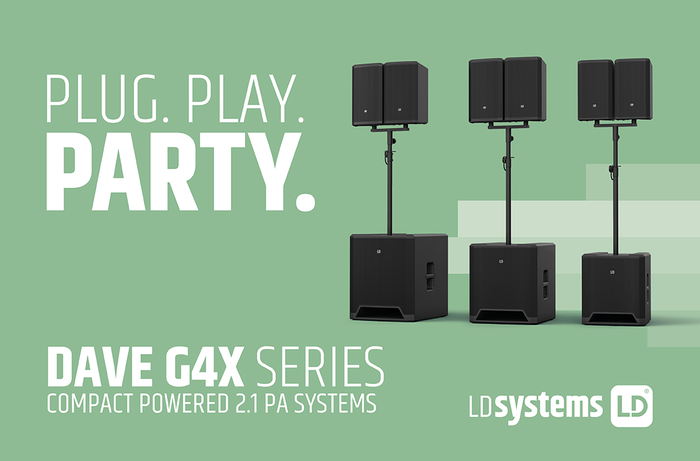 LD Systems presents the new DAVE G4X Series