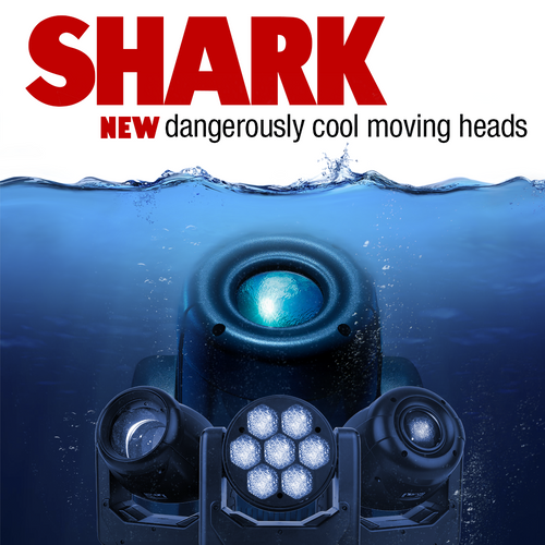 New additions to the Showtec Shark series