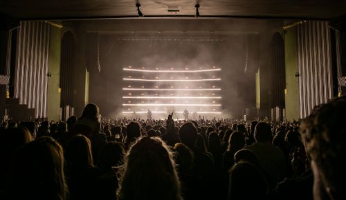 JDC Lines provide powerful white lights for White Lies at Eventim Apollo