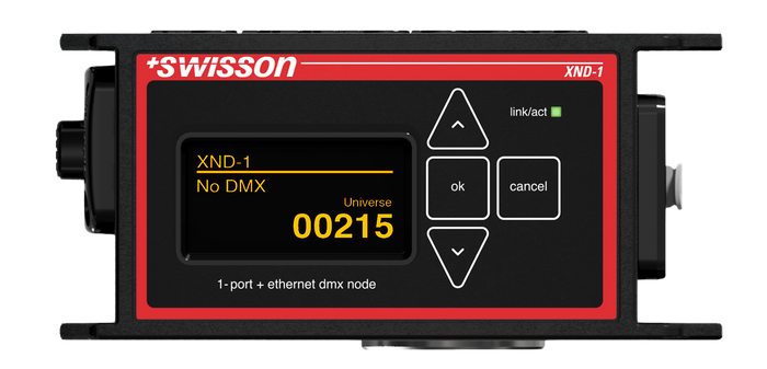 XND-1   1-port network to DMX converter with support for sACN and Art-Net.