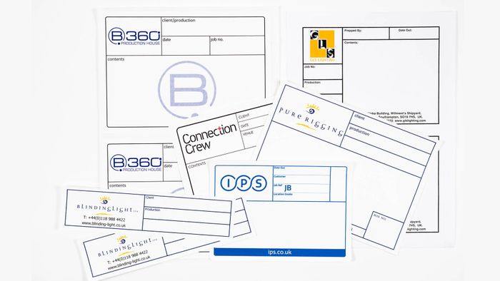 Custom Tour Labels - PLASA Focus Leeds