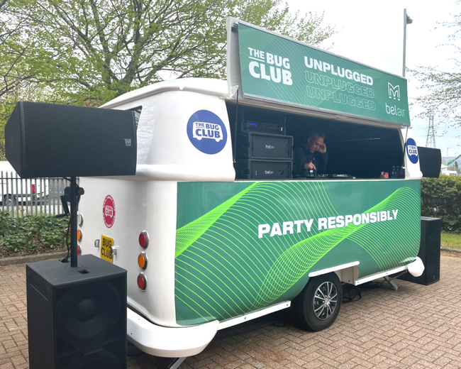 Eco-friendly Unplugged Bug to entertain guests at PLASA Focus Leeds