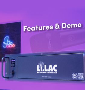 Li.LAC Ultraviolet Microphone Disinfector - Features & Demo