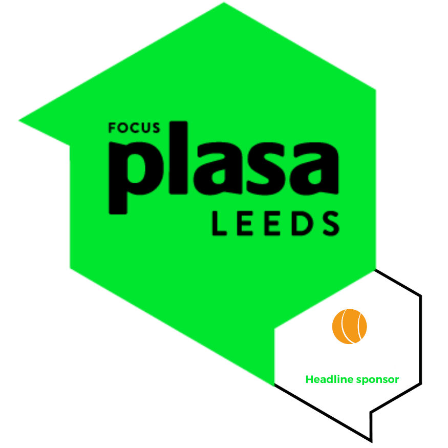 PLASA Focus Leeds logo with ambersphere solutions logo