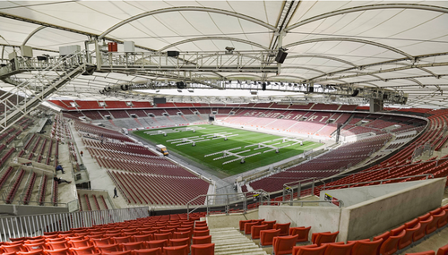 RCF Delivers Mega-Watt Stadium Audio at MHP Arena Stuttgart