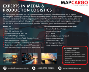 EXPERTS IN MEDIA & PRODUCTION LOGISTICS