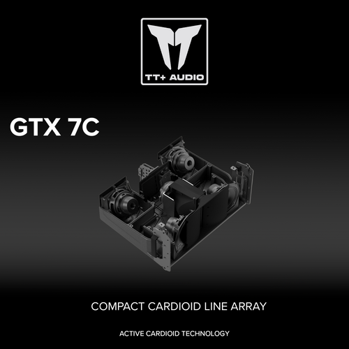 TT+ AUDIO GTX 7C Compact Cardioid Line Array