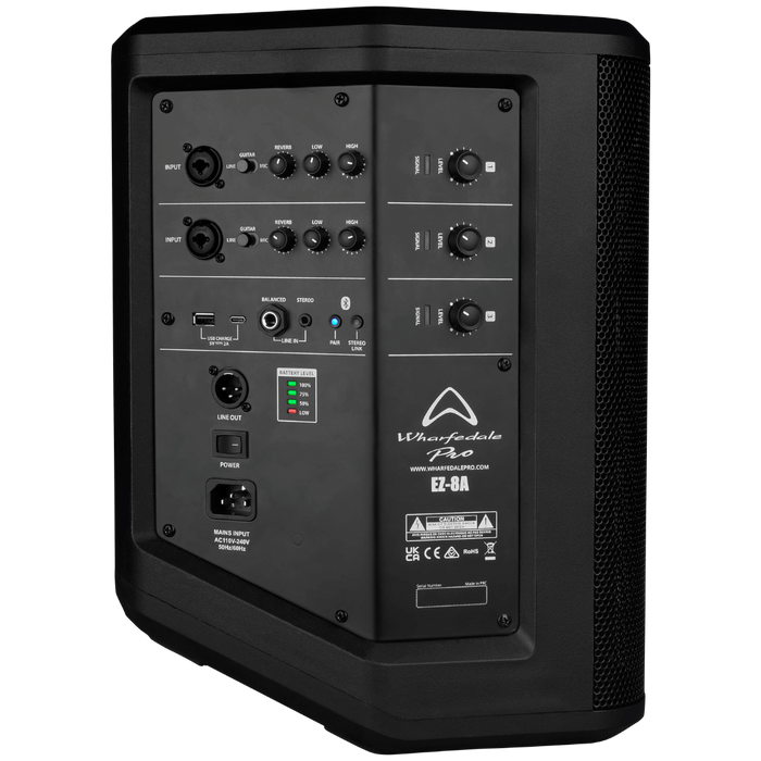 EZ-6A / EZ-8A Portable Battery Powered Loudspeakers