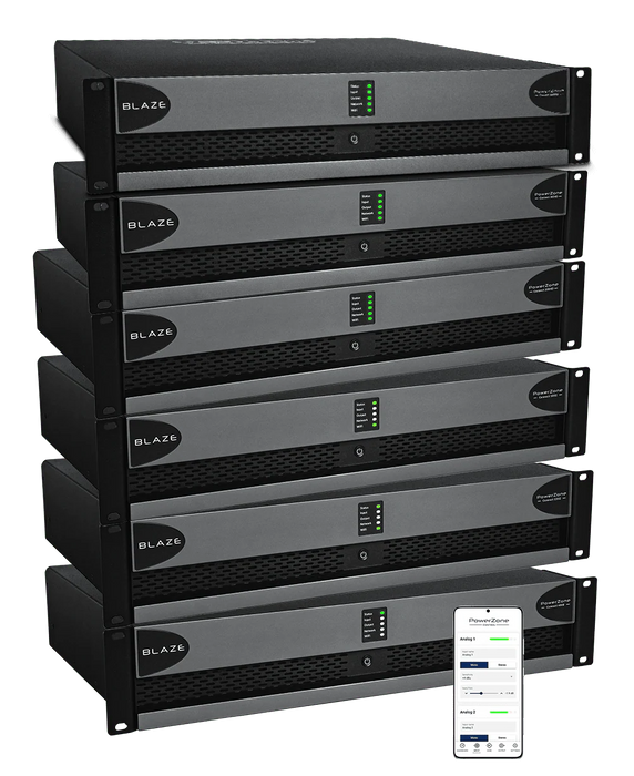 Blaze by Sonance PowerZone Connect 2U Amplifier Range