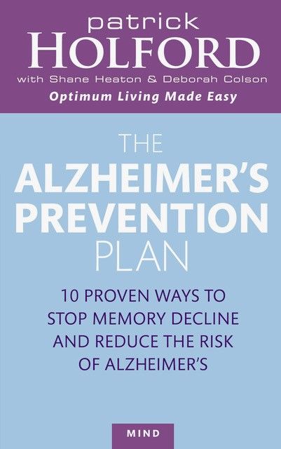 Alzheimer's prevention plan