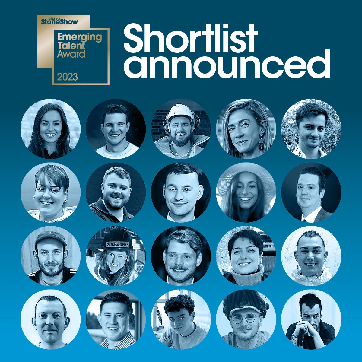 Emerging Talent Awards Shortlist Announced! Natural Stone Show 2025