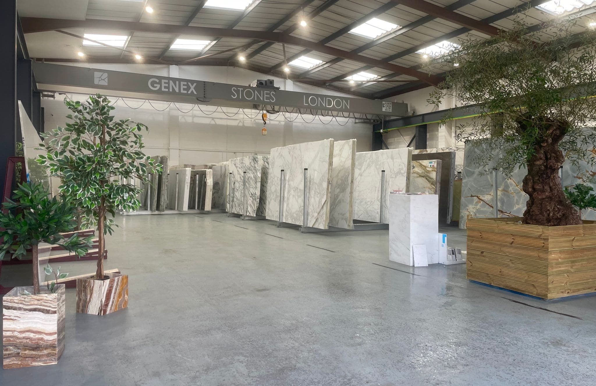 The new London warehouse and showroom of Genex will form a backdrop to the company’s stand at ExCeL. 