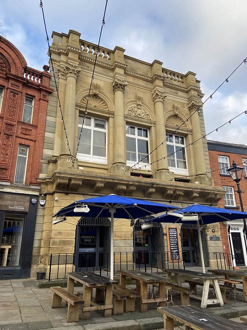 Produce Hall Façade, Stockport