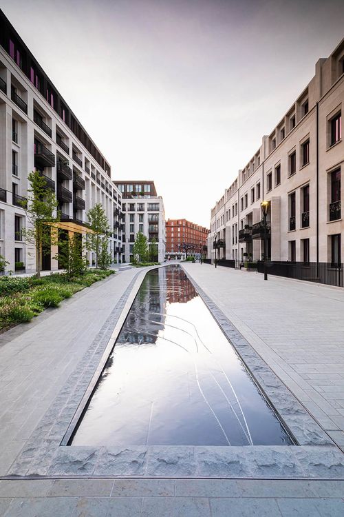 Chelsea Barracks, Bourne Walk & Whistler Square Water Features, London