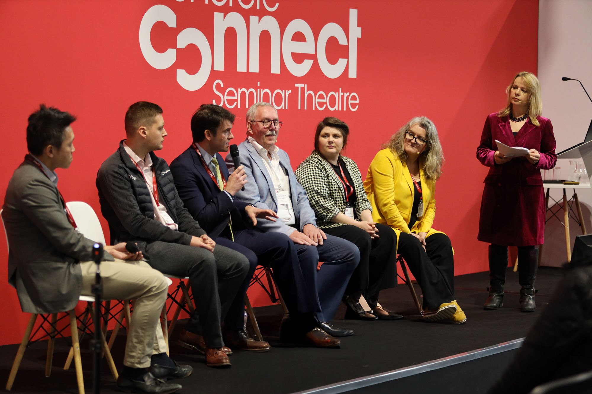 A seminar session at The UK Concrete Show - educating, enriching and engaging the visitors