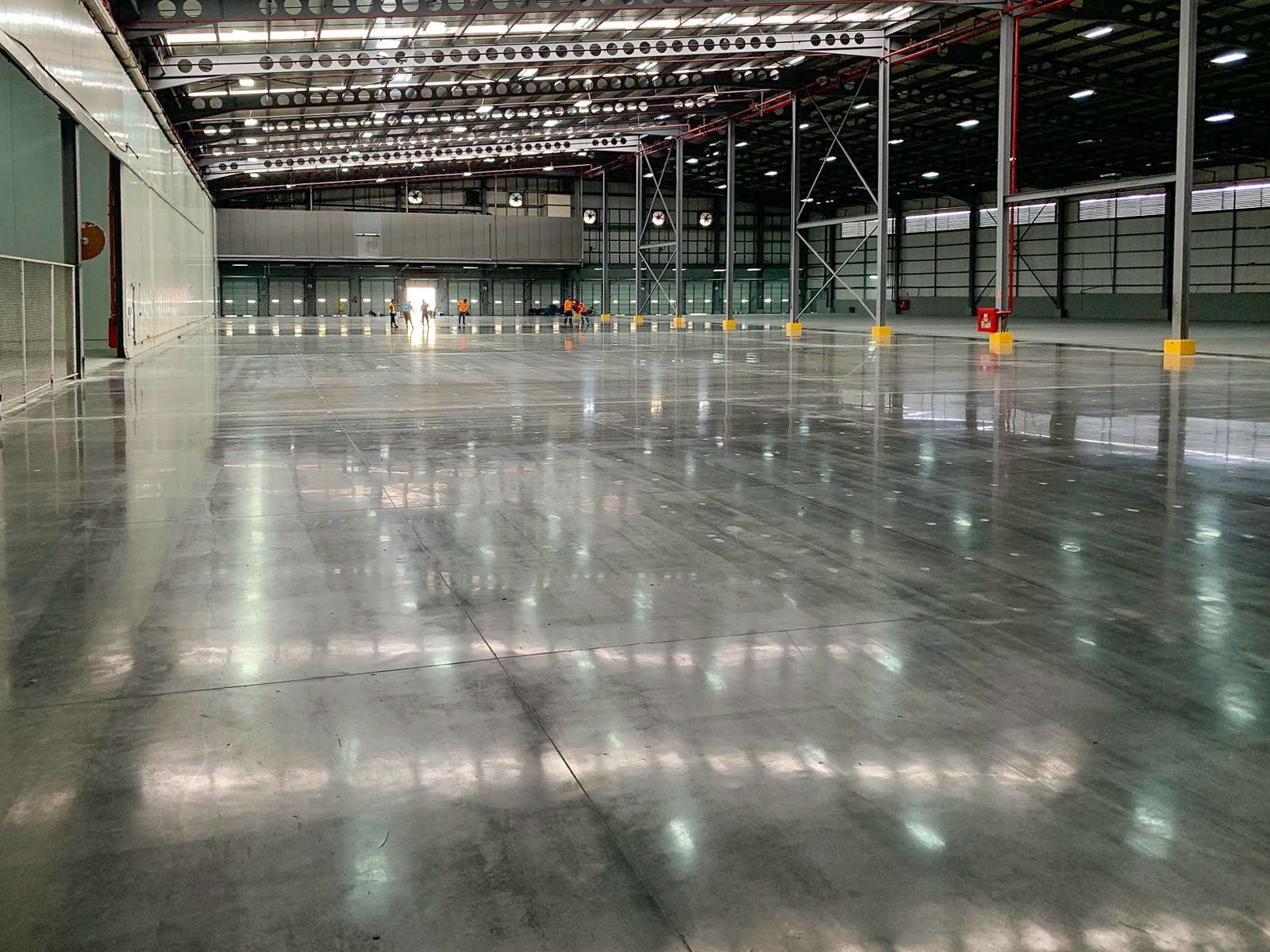 Industrial concrete flooring