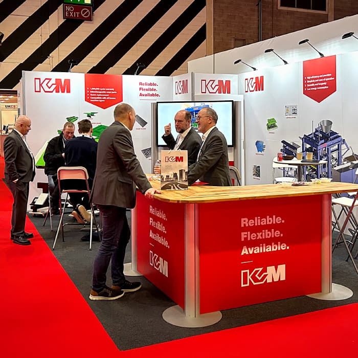 KVM's stand at the 2023 UK Concrete Show