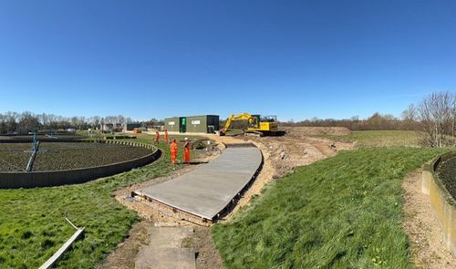 Graphene-enhanced, low-carbon concrete successfully laid at Northumbrian Water site