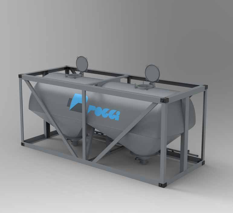 PNEUMATIC HORIZONTAL SILOS