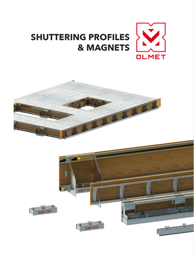 Shuttering profiles and magnets