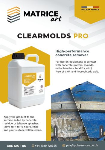 Matrice Art - Clearmolds Pro Concrete Remover