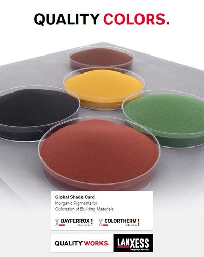LANXESS Inorganic Pigments Global Shadecard