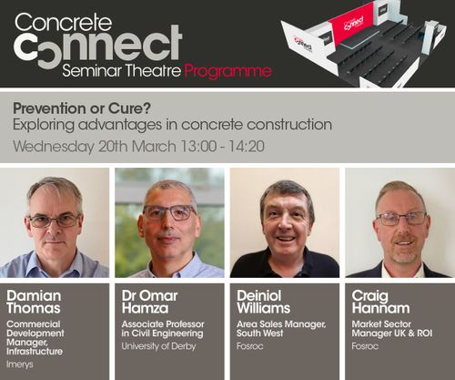 More speakers announced for The UK Concrete Show opening day!