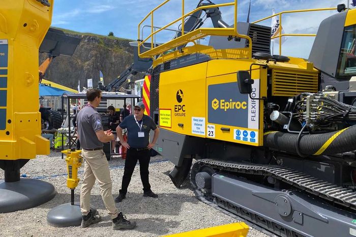 EPC-UK’s Hillhead Epiroc rig relocates with Tarmac