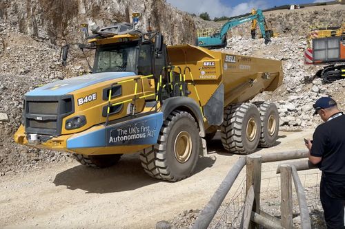 Bell mark 70th anniversary with autonomous truck demo