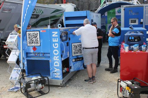 UK’s first hydrogen power generator showcased at Hillhead 2024