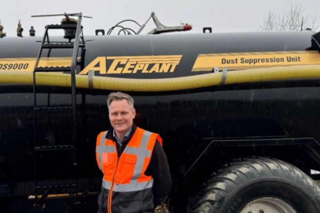 ACE Plant put dust-suppression technology in the spotlight