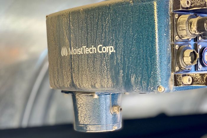 MoistTech showcase IR3000 moisture sensor at Hillhead 2026