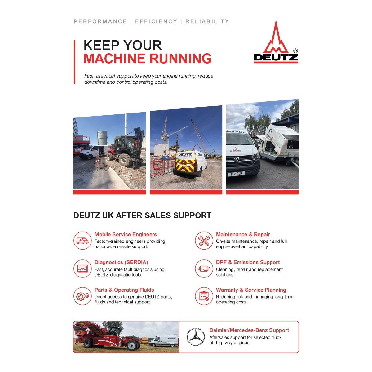 DEUTZ UK After Sales Support