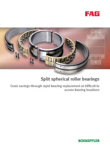FAG Split spherical roller bearings
