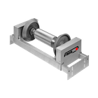 Robust measuring rollers for troughed conveyor belts