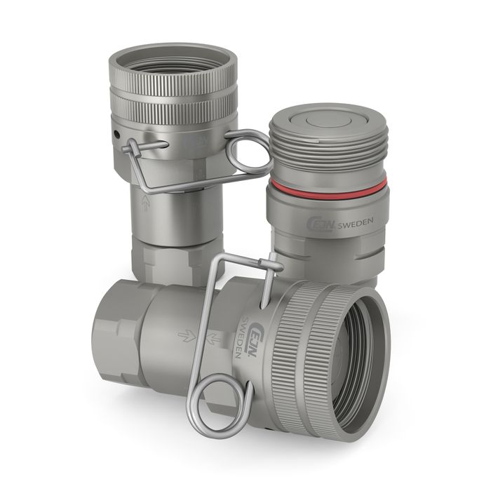 TLX Couplings - Flat-face twist-lock couplings for hydraulics
