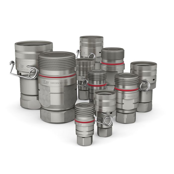 TLX Couplings - Flat-face twist-lock couplings for hydraulics