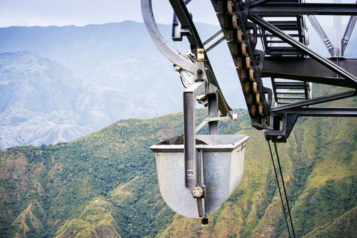 Ropeways for material transport