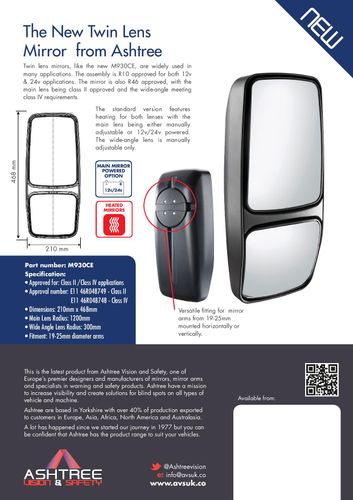 New M930 twin lens mirror