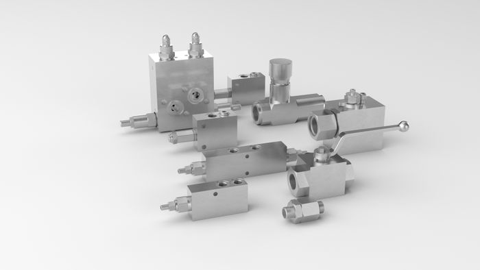 counterbalance valve, PO check valve, ball valve and other valves of standard and non standard.
