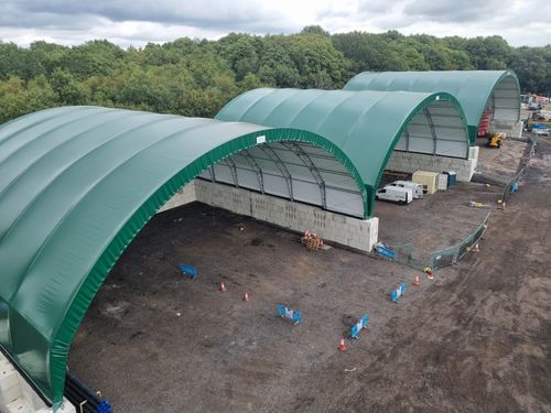 Tensile Fabric Bulk Storage Buildings