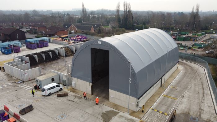 Tensile Fabric Bulk Storage Buildings