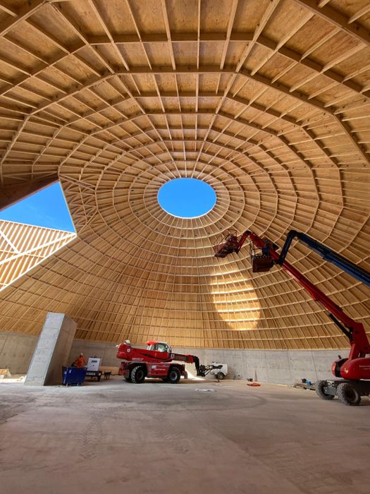 Sustainable timber salt barns