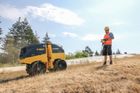 The new generation of BOMAG's radio remote-controlled BMP 8500 multi-purpose compactor.