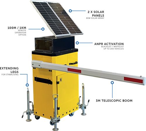 Solar Powered Barrier