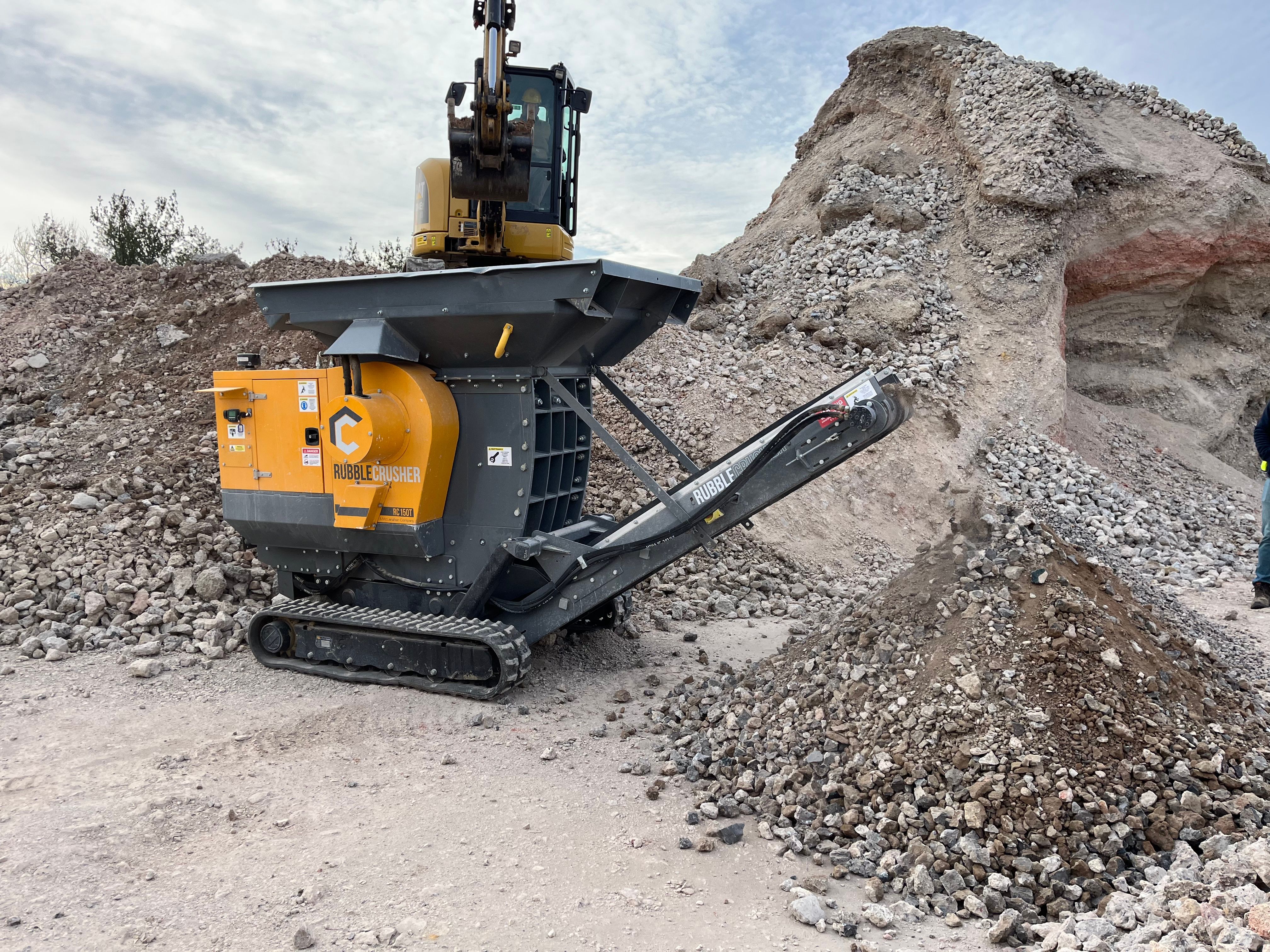 RubbleCrusher RC150T Tracked Jaw Crusher