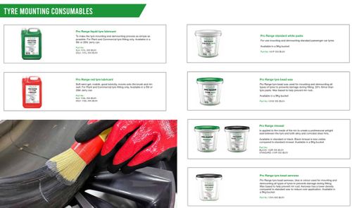 Tyre Mounting Consumables inc OTR