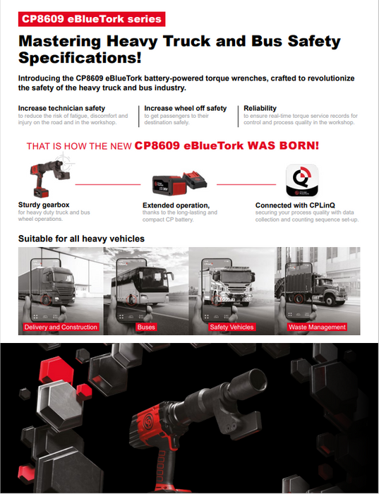 CP8609 eBlueTork Torque Wrench