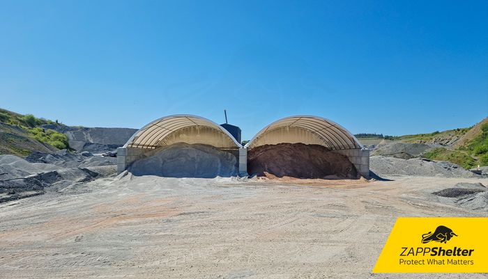 Aggregate Storage Shelters | Zappshelter 5000