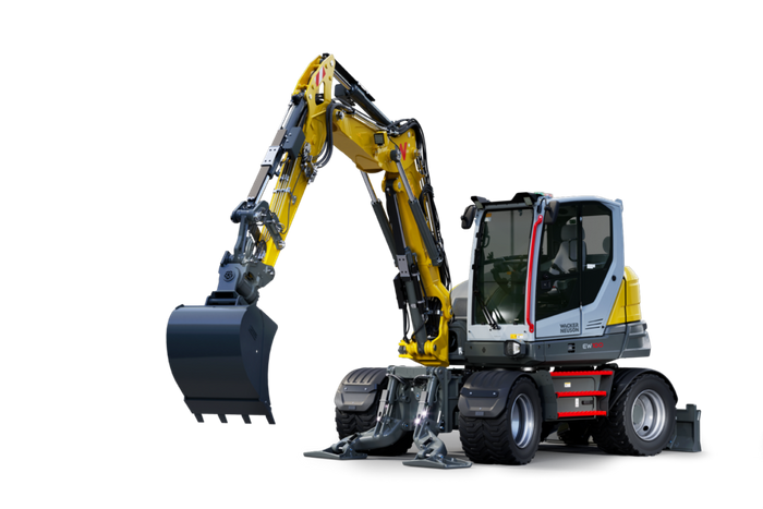 Wheeled Excavator EW100: Innovative thinking - the future of wheeled excavators